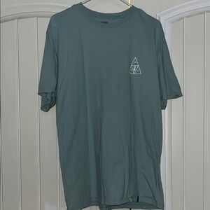 HUF Men's Blue Graphic Tee